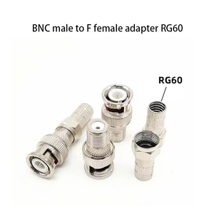 75Ohm <span class=keywords><strong>BNC</strong></span> nối Nam để f nữ rg60 Tiếng Anh lưới thân thiện với môi trường đồng kim nhà sản xuất - Product Image 2