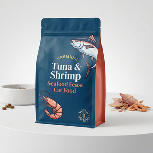 อาหารแมวแบบฟรีซดรายออร์แกนิก โปรตีนสูง โปรไบโอติก ปราศจากธัญพืช ปรับแต่งได้ตามความต้องการของลูกค้า (OEM) รสไก่ ปลา แซลมอน ปราศจากน้ำตาล คาร์โบไฮเดรตต่ำ - Product Image 1