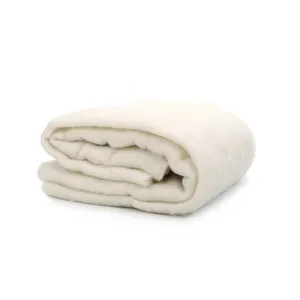 Пушистая Натуральная Белая вата из 100% шерсти для изготовления теплой одежды и постельного белья по оптовой цене