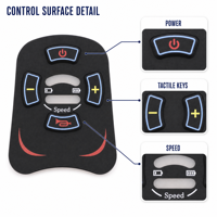 Clavier en silicone imprimé avec motifs pour contrôleur de fauteuil roulant électrique, boutons moulés sur mesure