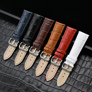 フルサイズ本革時計ストラップ メンズ レディース 高品質牛革時計バンド 18mm 20mm 22mm 24mm カスタムレザー時計バンド - Product Image 1