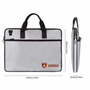 Sac à bandoulière imperméable de haute qualité pour ordinateur portable, résistant au feu, avec pochette pour documents, vente en gros - Product Image 2