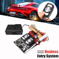 Système d'entrée sans clé Victor Universal 12V pour voitures BMW, kit centralisé de verrouillage des portes, télécommandes, 433,92 MHz, 50-100 m, alarme