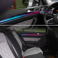 Autowellus OEM Luz Ambiental Moldeada a Medida 1:1 12V para Magotan B8 CC Variant Juego Completo de Iluminación Sinfónica para Decoración Interior