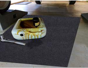 Tapis de stationnement antidérapant, noir, support imperméable en feutre d'huile, pour <span class=keywords><strong>Garage</strong></span>, magasin, tapis de sol - Product Image 4