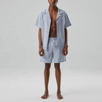 Pyjamas pour couples fabriqués en Chine Produit pour femmes et hommes Designer unisexe à manches courtes Costume de nuit Vêtements de nuit