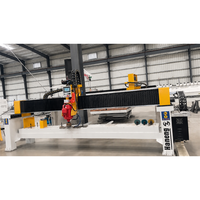 Machine de meulage de bord multifonctionnelle Anyth Portal pour la découpe de profil, le polissage de la pierre artificielle, du granit et du marbre