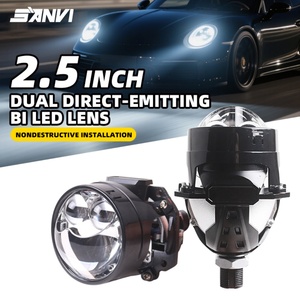 SANVI S62 Factory Wholesale Price Super Bright Lens 2.5 Inch Bi Led Lens Car Led Projector Lens Headlights - Product Image 2
