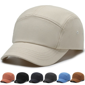 Baseball Cap Solid Color Short Brim Women's Stylish Face Slimming Hip Hop Cap Polyester Twill <b>Shade</b> Protection - Product Image 1
