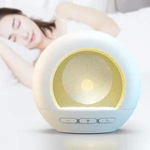 Mini alto-falante portátil com luz de led, alto-falante com bluetooth, portátil, à prova d'água, para adolescentes, meninos, meninas, quarto infantil, luz led