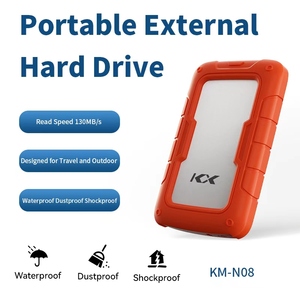 Nouveau disque dur externe portable 1 To, boîtier en alliage d'aluminium, coque en silicone, USB 3.0, SATA 3.0, antichoc, 2,5 pouces, pour ordinateur portable - Product Image 3