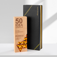 Trophée commémoratif en cristal et bois massif à double matériau pour la récompense de l'excellence de la réunion annuelle avec carte d'autorisation de l'agent