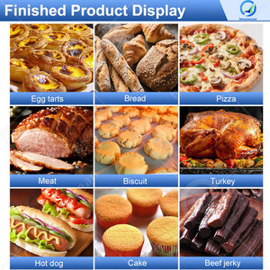 OCEAN Commercial Big Electric Diesel 32 Tray Four de boulangerie à gaz à pain rotatif Prix - Product Image 6