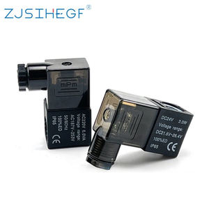 1 Stuks Pneumatische Lucht Airtac Magneetventiel Spoel Spoel Zwart Dc 12V Dc 24V Ac 110V Ac 220V Voor 4v210-08 2v025 - Product Image 4