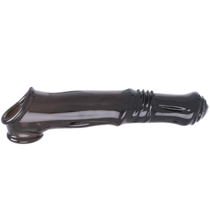 ปลอกอวัยวะเพศชายแบบใช้ซ้ำได้ ทำจากวัสดุ TPE ช่วยเพิ่มขนาด ชะลอการหลั่ง มีสีผิวเหมือนจริง พร้อมฟังก์ชั่นสั่นสะเทือน - Product Image 4