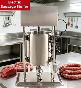 Machine à Saucisses Électrique Industrielle Commerciale Automatique et Manuelle, Remplisseuse de Viande, Machine à Embosser et à Remplir les Saucisses, <span class=keywords><strong>Prix</strong></span> Compétitif - Product Image 2