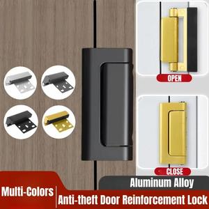 New Inward Home <b>Security</b> Door Reinforcement Lock 3 Inch Stop Anti-theft Door Locks Preventing Unauthorized Entry SSR Modern - Product Image 2