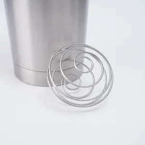 Grosir kustom Logo pengocok logam baja nirkarat <span class=keywords><strong>Protein</strong></span> minuman beralkohol air botol koktail botol air - Product Image 6