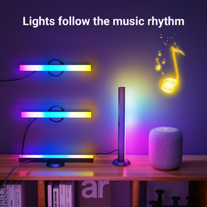 USB Smart LED RGB ABS Modern Design Dynamic Music Sync <b>Remote</b>/App <b>Control</b> Battery Powered <b>TV</b> Backlight Gaming PC Room - Product Image 3