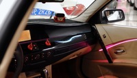 Intérieur de voiture SJC pour BMW Série 5 E60 2007-2010, style Galaxy Rainbow, tweeter rotatif Symphony, éclairage d'ambiance automatique 64 couleurs