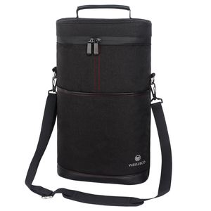 Wine Thermal Bag Travel Cooler Bag Thermal Picnic Organizer Portable Refrigerator With Shoulder Cooler Bag - Product Image 4
