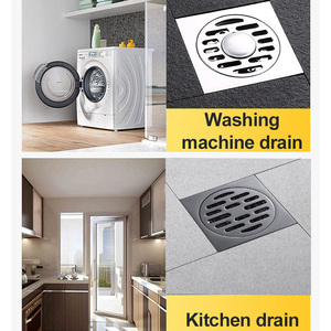 Rejilla de drenaje lineal cuadrada larga de acero inoxidable SUS 304 para <span class=keywords><strong>ducha</strong></span>, con inserción de baldosa Watermark, para baño - Product Image 6