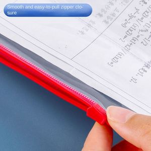 Carpeta Transparente A4 Reforzada e Impermeable con Borde Reforzado, Bolsa de Almacenamiento para Archivos de Oficina, Bolsa para Lápices Específica para Exámenes Estudiantiles A5 - Product Image 4