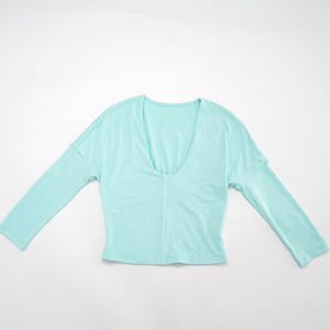 Viviblook Y26TP236 Top Corto Casual de Verano para Mujer, Sexy, Cuello Bajo, Color Sólido, Manga Tres Cuartos, Ajustado - Product Image 6