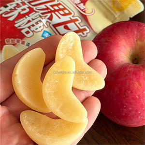 Bonbons gélifiés aux tranches de pomme saines personnalisés, 5% de concentré de pomme, sachet de 53g, fruits, best-seller, vente en gros, OEM, bonbons aux fruits, collations - Product Image 1