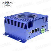 Mini PC EGLOBAL Intel Core I7-10610U, 4 Núcleos, 8 Subprocesos, 4 MB de Caché, hasta 4.9 GHz, 8 Puertos USB, 2 Pantallas, 2 LAN, 2 COM, Multipuerto, el Mejor Mini PC con Ventilador