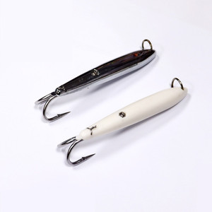 Pesca Gancho de remolque para pesca en alta mar, Gancho de ancla para pesca en barco, Gancho de pesca para macarela Golden Gun, Gancho de plástico para macarela Two Book Hook Bait - Product Image 5
