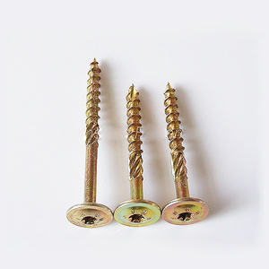 17 chủ đề cắt Wafer đầu loại ngoài trời vít T25 Bit khoan Torx Ổ đĩa lớn Giàn đầu knurling sàn gỗ vít với loại - Product Image 2