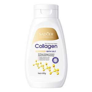 <span class=keywords><strong>Sel</strong></span> de <span class=keywords><strong>bain</strong></span> exfoliant au collagène SADOER, nettoyage en profondeur, lissage de la peau, hydratation, éclaircissement, gommage corporel complet, 430 g - Product Image 6