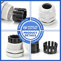 Presse-étoupe en nylon à installation rapide, type fendu, basse tension, avec joint NBR, IP69, -40°C à 120°C, 3-5,5 mm, certifié CE, filetage G/NPT, pour environnements difficiles