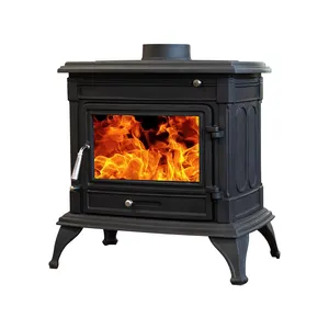 Wholesale New Materials indoor fireplace wood burning stove with oven traditional