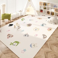 Tapis géométriques de luxe grand format à prix d'usine en gros, tapis modernes personnalisés en velours cristal imprimé pour salon