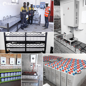 Sunpal герметичная свинцово-кислотная батарея Solaire 12V 100Ah 150Ah 200Ah 250Ah перезаряжаемая гелевая батарея глубокого цикла - Product Image 6