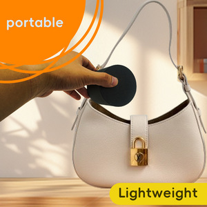 New Bathroom Storage Rack with Round Cotton Pad Holder, <b>Mirror</b> Mount, and Wall-Mounted Cotton Pad Box - Product Image 5