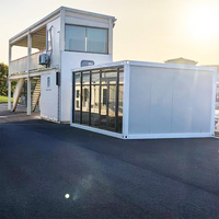 Approvisionnement d'usine 20 pieds 40 pieds chantier de construction conteneur bureau portable maison préfabriquée conteneur pliable atelier ou bureau