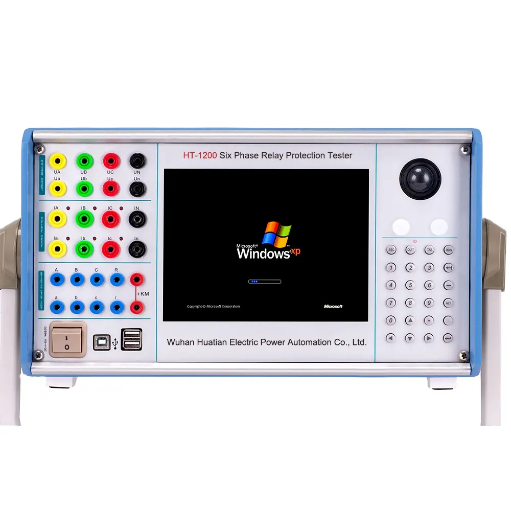 B UHV-1200 Hot Selling 3 Phase/6 Phase Current Injection Protective Relay Tester Equipment Relay Test Set1