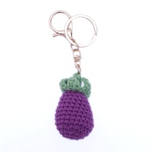 Muñecas de ganchillo terminadas, vegetales tejidos a mano (maíz, berenjena, tomate), adornos de lana tejidos y artículos terminados. - Product Image 2
