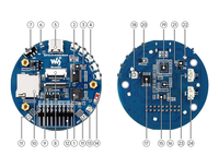 Carte de développement de haut-parleur intelligent Ai Esp32-s3 Chipboard Waveshare, réseau de microphones numériques double intégré, réduction du bruit