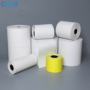 กระดาษใบเสร็จความร้อนขนาด 80x80 มม. 57x30 มม. ปลอดสาร BPA จากโรงงานโดยตรง สำหรับเครื่อง POS ร้านขายน้ำมัน กระดาษม้วนสำหรับแคชเชียร์ - Product Image 1