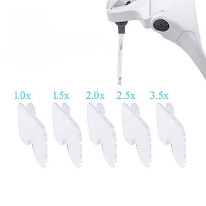 Hot Verkoop Twee Lens Vergrootglas Sieraden <span class=keywords><strong>Loupe</strong></span> Versterking Usb Opladen Met 2 Led Lampjes Headset Verlichte Groothandel <span class=keywords><strong>Loupe</strong></span> - Product Image 4