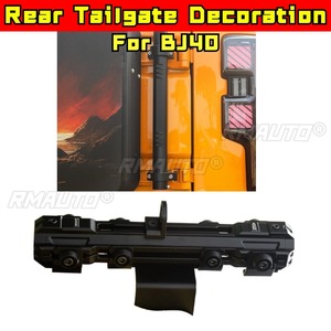 อุปกรณ์ตกแต่งภายนอกสำหรับ BJ40 ชุดตกแต่งฝาท้าย แผ่นป้ายทะเบียนท้ายรถ ขายึดแผงฝาท้าย ชิ้นส่วนดัดแปลง - Product Image 2