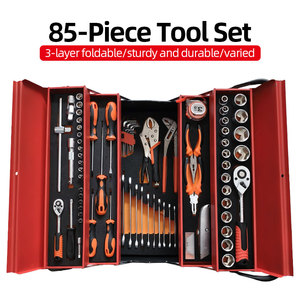 Tay điện hoàn chỉnh ổ cắm cờ lê thiết lập bao gồm tuốc nơ vít tác động ổ cắm Bộ xử lý cho hộ gia đình sử dụng công nghiệp đóng gói trường hợp - Product Image 3