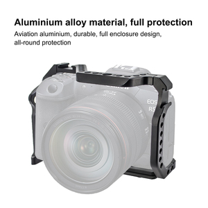 Bafang ซีเอ็นซีกล้อง DSLR อลูมิเนียมชุดอุปกรณ์ในกรงกล้อง DSLR, อุปกรณ์เ<span class=keywords><strong>ส</strong></span>ริมสำหรับกล้องแคนนอน R5 <span class=keywords><strong>R6</strong></span> R5C กล้อง DSLR - Product Image 2