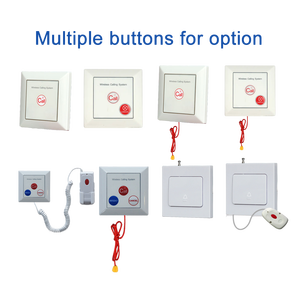 Bouton d'appel infirmier sans fil pour hôpital avec cordon, alarme <span class=keywords><strong>SOS</strong></span>, boîtier de bouton d'urgence, système d'appel patient/infirmière, système d'appel d'aide pour patient - Product Image 6