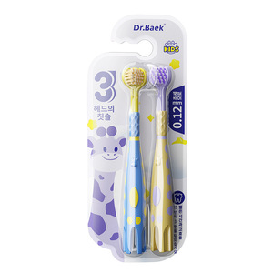 Cepillo de dientes de tres lados para niños Dr.Baek, cepillo de dientes manual con diseño de dibujos animados y cerdas suaves para niños de 3 a 12 años - Product Image 5