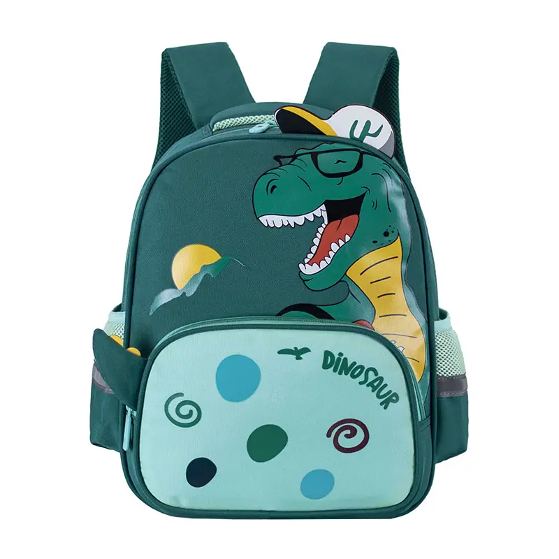 2024 Cartoon Dinosaur Backpack for Kindergarten Oxford Material Schoolbag for Boys and Girls for 3-6 Years Old Big Class Pupils